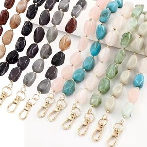 Gemstone Wristlet Phone Charm